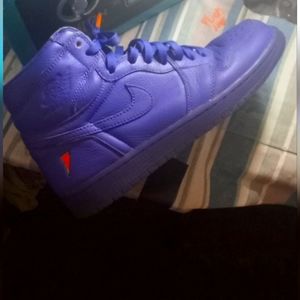 Jordan retro 1 Gatorade edition purple orange lightning bolt size 11 gently worn